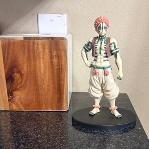Demon Slayer Akaza Anime Action Figure - Pink & Cream Bandai Collectible